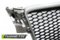 Preview: Upgrade Sportgrill / Kühlergrill für Audi A4 B8 (8K) 08-11 matt silber in Wabendesign