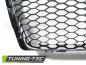 Preview: Upgrade Sportgrill / Kühlergrill für Audi A4 B9 (8W) 15-19 chrom in Wabendesign