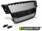 Preview: Upgrade Sportgrill / Kühlergrill für Audi A5 (8T) 07-11 Hochglanz schwarz in Wabendesign