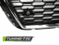 Preview: Upgrade Sportgrill / Kühlergrill für Audi A3 8V Facelift 17+  Hochglanz schwarz/chrom in Wabendesign