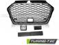 Preview: Upgrade Sportgrill / Kühlergrill für Audi A3 8V Facelift 17+  Hochglanz schwarz/chrom in Wabendesign