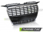 Preview: Upgrade Sportgrill / Kühlergrill für Audi A3 8P 05-08 matt schwarz/chrom in Wabendesign