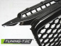 Preview: Upgrade Sportgrill / Kühlergrill für Audi A3 8P 05-08 Hochglanz schwarz in Wabendesign