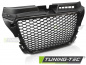Preview: Upgrade Sportgrill / Kühlergrill für Audi A3 8P Facelift 08-12 Hochglanz schwarz in Wabendesign