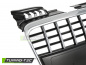 Preview: Upgrade Sportgrill / Kühlergrill für Audi A4 B7 (8E) 04-08 chrom/matt schwarz