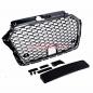 Preview: Upgrade Sportgrill / Kühlergrill für Audi A3 8V Facelift 16-20 Hochglanz Schwarz / Chrom in Wabendesign