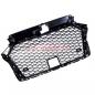 Preview: Upgrade Sportgrill / Kühlergrill für Audi A3 8V Facelift 16-20 Hochglanz Schwarz / Chrom in Wabendesign