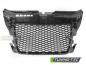 Preview: Upgrade Sportgrill / Kühlergrill für Audi A3 8P Facelift 08-12 Hochglanz schwarz in Wabendesign mit PDC
