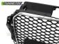 Preview: Upgrade Sportgrill / Kühlergrill für Audi A3 8V 12-16 Hochglanz schwarz in Wabendesign