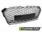Preview: Upgrade Sportgrill / Kühlergrill passend für Audi A5 F5 16-18 Silber Schwarz in Wabendesign