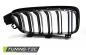 Preview: Upgrade Sportgrill Nieren für BMW 3er F30/F31 Limousine/Touring 11-18 Hochglanz schwarz in Doppelsteg Design