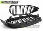 Preview: Upgrade Sportgrill Nieren für BMW 4er F32/F33/F36 13-19 matt schwarz in Doppelsteg Design