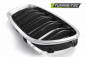 Mobile Preview: Upgrade Sportgrill Nieren für BMW 5er F10/F11 Limousine/Touring 10-16 chrom/schwarz in Doppelsteg Design