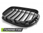 Preview: Upgrade Sportgrill Nieren für BMW 7er F01 09-15 matt schwarz in Doppelsteg Design