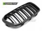 Preview: Upgrade Doppelsteg Sportgrill Nieren für BMW 1er F20/F21 Facelift 15-18 Hochglanz schwarz
