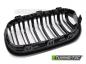 Preview: Upgrade Doppelsteg Sportgrill Nieren für BMW 1er F20/F21 Facelift 15-18 Hochglanz schwarz