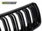 Preview: Upgrade Doppelsteg Sportgrill Nieren für BMW 3er E90/91 05-08 Hochglanz schwarz