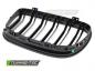 Preview: Upgrade Doppelsteg Sportgrill Nieren für BMW 3er E90/91 Facelift 09-11 Hochglanz schwarz