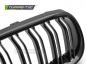 Preview: Upgrade Doppelsteg Design Sportgrill Nieren für BMW 3er E92/E93 Coupe/Cabrio 07-10 Hochglanz schwarz