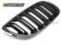 Preview: Upgrade Doppelsteg Design Sportgrill Nieren für BMW 3er E92/E93 Coupe/Cabrio 07-10 Hochglanz schwarz