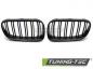 Preview: Upgrade Doppelsteg Design Sportgrill Nieren für BMW 3er E92/E93 LCI Coupe/Cabrio 10-13 Hochglanz schwarz