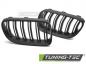 Preview: Upgrade Doppelsteg Design Sportgrill Nieren für BMW 3er E92/E93 LCI Coupe/Cabrio 10-13 matt schwarz