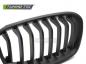 Preview: Upgrade Sportgrill / Kühlergrill Nieren für BMW 1er F20/F21 11-14 matt schwarz