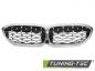 Preview: Upgrade "Teardrop" Design Sportgrill Nieren für BMW 3er G20/G21 LCI 2019+ Silber/chrom