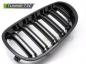 Preview: Upgrade Doppelsteg Sportgrill Nieren für BMW 5er E60/E61 03-10 Hochglanz schwarz