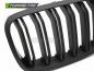 Preview: Upgrade Doppelsteg Design Sportgrill Nieren für BMW X5 E70 / X6 E71 08-14 Matt schwarz