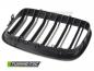 Preview: Upgrade Doppelsteg Design Sportgrill Nieren für BMW X5 E70 / X6 E71 08-14 Matt schwarz