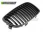 Preview: Upgrade Sportgrill / Kühlergrill Nieren für BMW 1er E87/E81/E82/E88 LCI 07-13 Hochglanz schwarz