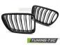 Preview: Upgrade Doppelsteg Design Sportgrill / Frontgrill Nieren für BMW X1 E84 09-12 Hochglanz schwarz
