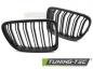 Preview: Upgrade Doppelsteg Design Sportgrill / Frontgrill Nieren für BMW X1 E84 09-12 Matt schwarz