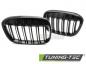 Preview: Upgrade Doppelsteg Design Sportgrill / Frontgrill Nieren für BMW X1 F48 15-20 Hochglanz schwarz