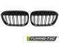 Preview: Upgrade Doppelsteg Design Sportgrill / Frontgrill Nieren für BMW X1 F48 15-20 Hochglanz schwarz