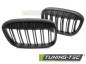 Preview: Upgrade Doppelsteg Design Sportgrill / Frontgrill Nieren für BMW X1 F48 15-20 Matt schwarz