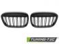 Preview: Upgrade Doppelsteg Design Sportgrill / Frontgrill Nieren für BMW X1 F48 15-20 Matt schwarz