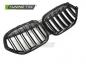 Preview: Upgrade Doppelsteg Design Sportgrill / Frontgrill Nieren für BMW X1 F48 LCI 20-22 Matt schwarz