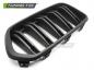 Preview: Upgrade Doppelsteg Design Sportgrill / Frontgrill Nieren für BMW X2 F39 18-23 Matt schwarz