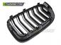 Preview: Upgrade Doppelsteg Design Sportgrill / Frontgrill Nieren für BMW X3 F25 /X4 F26 14-18 Hochglanz schwarz