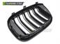 Preview: Upgrade Doppelsteg Design Sportgrill / Frontgrill Nieren für BMW X3 G01 / X4 G02 17-21 Matt schwarz