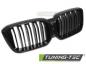 Preview: Upgrade Doppelsteg Design Sportgrill / Frontgrill Nieren für BMW X3 G01 / X4 G02 LCI 21-25 Hochglanz schwarz