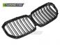 Preview: Upgrade Doppelsteg Design Sportgrill Nieren für BMW X5 G05 19-22 Matt schwarz
