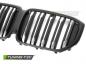 Preview: Upgrade Doppelsteg Design Sportgrill Nieren für BMW X5 G05 LCI 23+ Matt schwarz