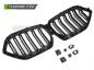 Preview: Upgrade Doppelsteg Design Sportgrill Nieren für BMW X6 G06 19-23 Matt schwarz