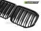 Preview: Upgrade Doppelsteg Design Sportgrill Nieren für BMW X7 G07 18-22 Hochglanz schwarz