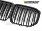 Preview: Upgrade Doppelsteg Design Sportgrill Nieren für BMW X7 G07 18-22 Matt schwarz