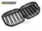 Preview: Upgrade Doppelsteg Design Sportgrill Nieren für BMW X7 G07 18-22 Matt schwarz
