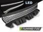 Preview: "Sign-Line+" Upgrade Design Sportgrill / Kühlergrill / Wabengitter für Dodge Charger 14-23 schwarz matt mit LED Positionslicht-Leiste